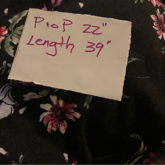 Karen Scott sport dress. Size Large. Floral long tee shirt dress - Picture 6 of 6